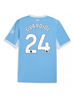 Manchester City Josko Gvardiol #24 Heimtrikot 2026-27 Kurzarm Manchester City Josko Gvardiol #24 Heimtrikot 2026-27 Kurzarm